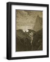 Satan Resting on the Mountain-Gustave Doré-Framed Premium Giclee Print
