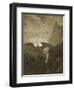 Satan Resting on the Mountain-Gustave Doré-Framed Premium Giclee Print