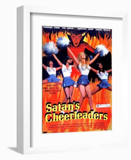 Satan's Cheerleaders, 1977-null-Framed Art Print