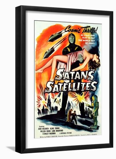 Satan's Satellites, Feature Version of the 1952 Serial Zombies of the Stratosphere, 1958-null-Framed Art Print