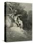 Satan Schemes-Gustave Doré-Stretched Canvas