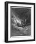 Satan Shown as the Fallen Angel after Having Been Smitten by Michael-Piaud-Framed Photographic Print