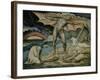 Satan Smiting Job with Sore Boils-William Blake-Framed Giclee Print