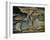 Satan Smiting Job with Sore Boils-William Blake-Framed Giclee Print
