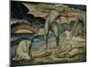 Satan Smiting Job with Sore Boils-William Blake-Mounted Giclee Print