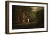 Satan Tempting Eve, from "Paradise Lost" by John Milton-John Martin-Framed Giclee Print