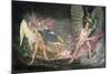 Satan Tempts Eve in the Dream, Paradise Lost by John Milton-John Martin-Mounted Giclee Print