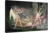 Satan Tempts Eve in the Dream, Paradise Lost by John Milton-John Martin-Stretched Canvas