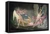 Satan Tempts Eve in the Dream, Paradise Lost by John Milton-John Martin-Framed Stretched Canvas