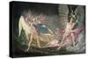 Satan Tempts Eve in the Dream, Paradise Lost by John Milton-John Martin-Stretched Canvas