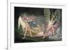 Satan Tempts Eve in the Dream, Paradise Lost by John Milton-John Martin-Framed Giclee Print