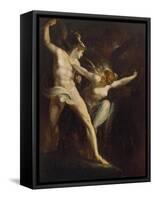 Satan Und Tod, Von Der Suende Getrennt, 1792/1802-Henry Fuseli-Framed Stretched Canvas