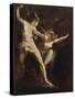 Satan Und Tod, Von Der Suende Getrennt, 1792/1802-Henry Fuseli-Stretched Canvas