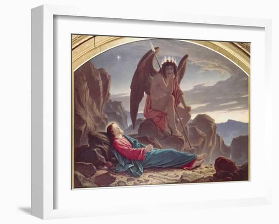 Satan Watching the Sleep of Christ-Noel Paton-Framed Giclee Print