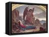 Satan Watching the Sleep of Christ-Noel Paton-Framed Stretched Canvas