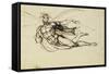 Satan (?)-Henry Fuseli-Framed Stretched Canvas