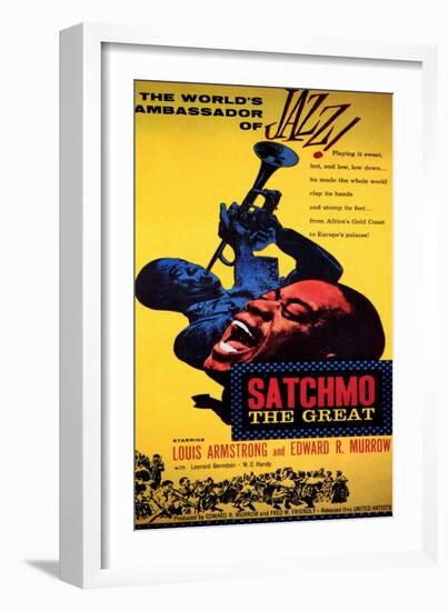 Satchmo the Great, 1957-null-Framed Art Print