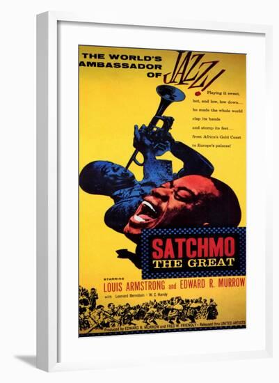 Satchmo the Great, 1957-null-Framed Art Print