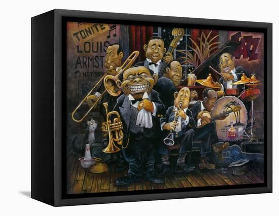 Satchmo-Bill Bell-Framed Stretched Canvas