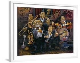 Satchmo-Bill Bell-Framed Giclee Print