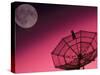 Satellite, Antenna, and Moon-David Carriere-Stretched Canvas