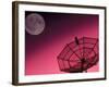 Satellite, Antenna, and Moon-David Carriere-Framed Photographic Print