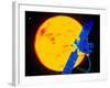 Satellite Around the Sun-Greg Smith-Framed Photographic Print