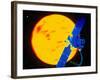 Satellite Around the Sun-Greg Smith-Framed Photographic Print