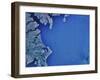 Satellite Image of Chesapeake Bay and Annapolis, Maryland-Stocktrek Images-Framed Premium Photographic Print