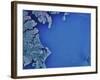 Satellite Image of Chesapeake Bay and Annapolis, Maryland-Stocktrek Images-Framed Photographic Print