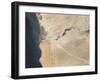 Satellite Image of the Swakop River in the Western Part of Namibia-Stocktrek Images-Framed Premium Photographic Print