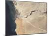 Satellite Image of the Swakop River in the Western Part of Namibia-Stocktrek Images-Mounted Premium Photographic Print