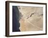 Satellite Image of the Swakop River in the Western Part of Namibia-Stocktrek Images-Framed Photographic Print