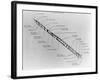 Satellite Launch Rocket Diagram-null-Framed Giclee Print