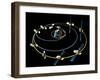 Satellite Launch Sequence Diagram-David Ducros-Framed Premium Photographic Print