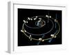 Satellite Launch Sequence Diagram-David Ducros-Framed Photographic Print