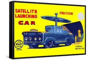 Satellite Launching Car A2-null-Framed Stretched Canvas