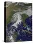 Satellite View of a Cold Front in the United States-null-Stretched Canvas