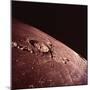 Satellite View of a Crater on the Moon-Stocktrek-Mounted Photographic Print