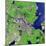 Satellite View of Amsterdam, Netherlands-null-Mounted Photographic Print