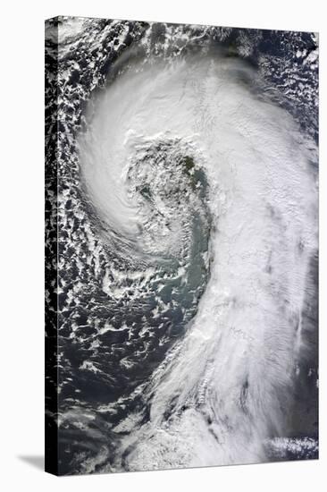 Satellite View of an Extratropical Cyclone-null-Stretched Canvas