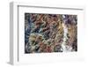 Satellite view of Andes Mountain range in San Juan Province, Argentina-null-Framed Photographic Print