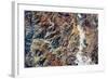 Satellite view of Andes Mountain range in San Juan Province, Argentina-null-Framed Photographic Print