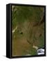 Satellite View of Argentina-Stocktrek Images-Framed Stretched Canvas