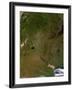 Satellite View of Argentina-Stocktrek Images-Framed Photographic Print