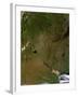 Satellite View of Argentina-Stocktrek Images-Framed Photographic Print