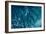 Satellite view of Atlantic Ocean near Elethura, Bahamas-null-Framed Photographic Print