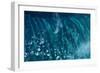 Satellite view of Atlantic Ocean near Elethura, Bahamas-null-Framed Photographic Print