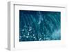 Satellite view of Atlantic Ocean near Elethura, Bahamas-null-Framed Photographic Print