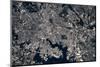 Satellite view of Baltimore, Maryland, USA-null-Mounted Photographic Print